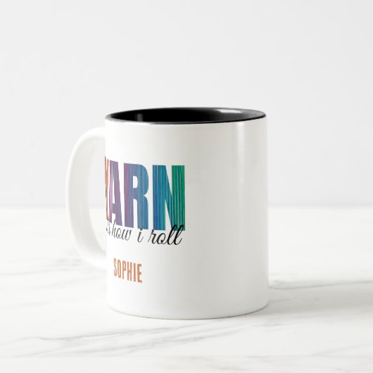 Het is hoe ik brei breien Mok (Voorkant links)