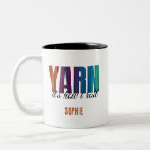 Het is hoe ik brei breien Mok (Links)