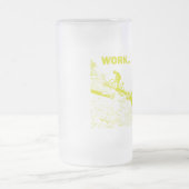 Het is hoe ik werk. matglas bierpul (Center)