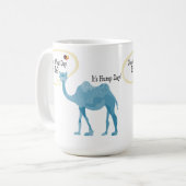 Het is Hump Day Camel Cute and Funny Koffiemok (Voorkant links)