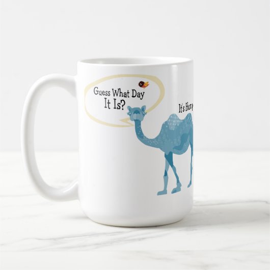 Het is Hump Day Camel Cute and Funny Koffiemok (Links)