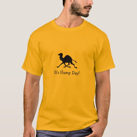 Het is Hump Day, een kameel voor woensdag T-shirt (Voorkant)