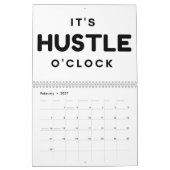 HET IS HUSTLE O'CLOCK CALENDAR KALENDER (Feb 2027)