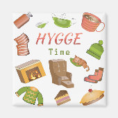 Het is Hygge Time. Magnet (Voorkant)