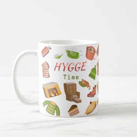 Het is Hygge Time. Mok (Links)