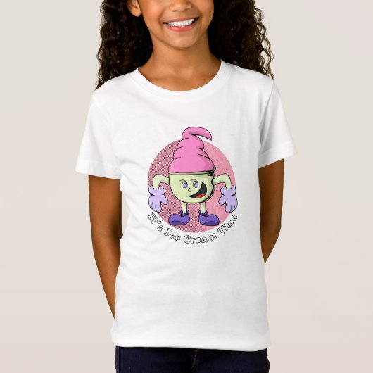 Het is Ice Cream Time T-shirt (Voorkant)
