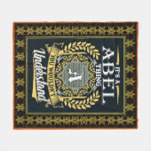 Het is iets dat je niet kon begrijpen fleece deken (Voorkant (Horizontaal))