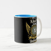 Het is iets dat je niet kon begrijpen tweekleurige koffiemok (Voorkant rechts)