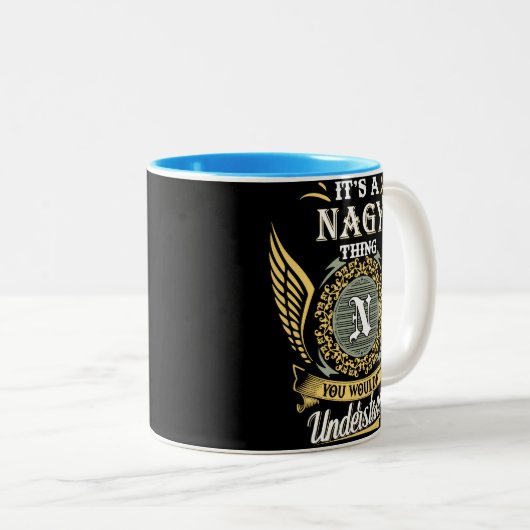 Het is iets dat je niet kon begrijpen tweekleurige koffiemok (Voorkant rechts)