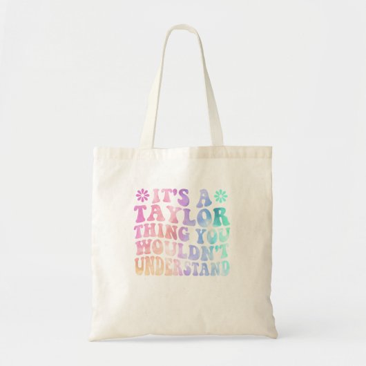 Het is iets dat Taylor niet zou begrijpen Tote Bag (Voorkant)