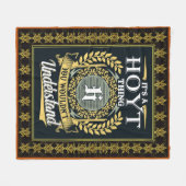 Het is iets heiligs dat je niet kon begrijpen fleece deken (Voorkant (Horizontaal))