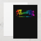 Het is iets met Hamilton dat je niet zou begrijpen Kaart (Voorkant / Achterkant)