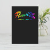 Het is iets met Hamilton dat je niet zult begrijpe Kaart (Staand voorkant)