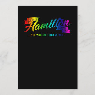 Het is iets met Hamilton dat je niet zult begrijpe Kaart