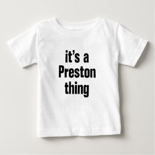 Het is iets van Preston