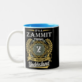 Het Is Iets Voor Zammit Dat Je Niet Zou Kunnen Beg Tweekleurige Koffiemok