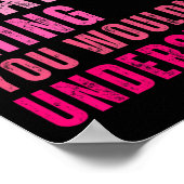 Het is iets wat Charli niet zou begrijpen Poster (Hoek)