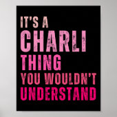 Het is iets wat Charli niet zou begrijpen Poster (Voorkant)
