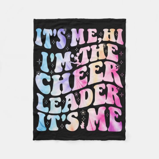 Het is ik hoi ik ben de cheerleader het is ik chee fleece deken (Voorkant)