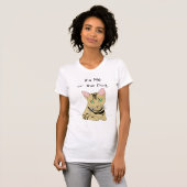 Het is ik of de kat, dag Fido, Grappig kat shirt (Voorkant volledig)