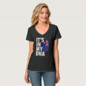 Het is in de Australische vlag van mijn dna T-shirt (Voorkant volledig)