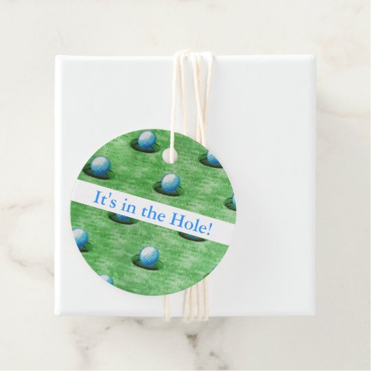 Het is in de Hole. Bedankjes Labels (In situ)