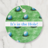 Het is in de Hole. Bedankjes Labels (Voorkant)