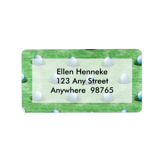 Het is in de Hole! Etiket (Voorkant)