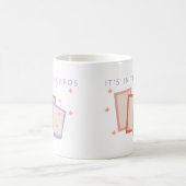 Het is in de kaarten gepratst Tarot Koffie Koffiemok (Center)