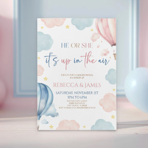 Het is in de lucht hete luchtballon geslacht onthu kaart