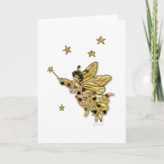 Het is in de sterren! feestdagen kaart