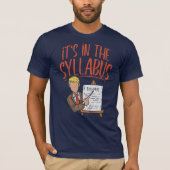 Het is in de syllabus Engels leraar T-shirt (Voorkant)