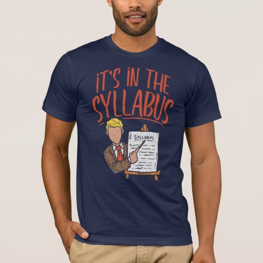 Het is in de syllabus Engels leraar T-shirt (Voorkant)
