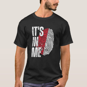 Het is in Me Singapore vlag Singaporees T-shirt