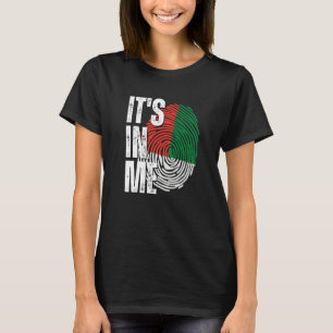 Het is in mij Madagaskar Vingerprint Malagasy Hij T-shirt