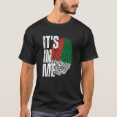 Het is in mij Madagaskar Vingerprint Malagasy Hij T-shirt (Voorkant)