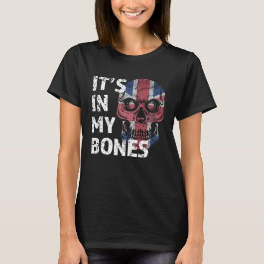 Het is in mijn Botten British Flag Union Jack Engl T-shirt (Voorkant)