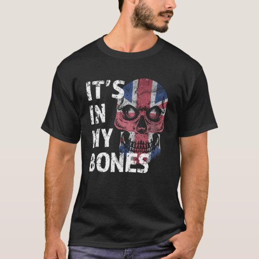 Het is in mijn Botten British Flag Union Jack Engl T-shirt (Voorkant)