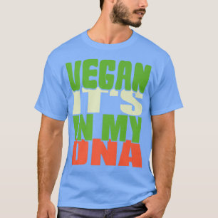 Het is in mijn Dierenvriend vegetariër van DNA Veg T-shirt