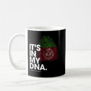 HET IS IN MIJN DNA Afghanistan Vlag Shirt Afghaans Koffiemok