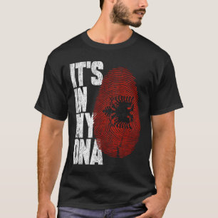 Het is in mijn DNA-Albanese Shirt Proud Hispanic G