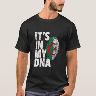 Het is in mijn DNA Algerijnse Algerijnse Mannen vr T-shirt