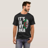 Het is in mijn DNA Algerijnse Algerijnse Mannen vr T-shirt (Voorkant volledig)