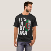 Het is in mijn DNA Algerijnse Algerijnse Mannen vr T-shirt (Voorkant volledig)