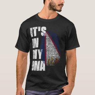 HET IS IN MIJN DNA-Amerikaanse Samoa-vlag T-shirt