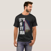 HET IS IN MIJN DNA-Amerikaanse Samoa-vlag T-shirt (Voorkant volledig)
