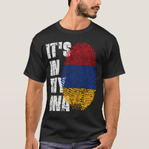 HET IS IN MIJN DNA-armenia Flag Boy Girl Gift T-shirt