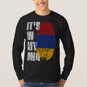 Het is in mijn Dna Armenia vlag Armeniër T-shirt