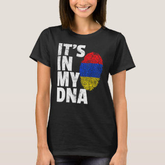 Het is in mijn Dna Armeniës Armeense Vlag Pride Na T-shirt