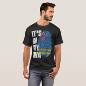 HET IS IN MIJN DNA Aruba Flag Boy Girl Gift T-shirt (Voorkant volledig)